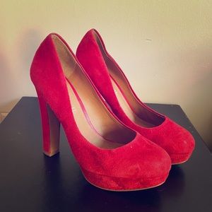 Shoes High Heels Red Size 6